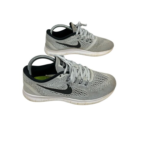 Nike Free RN Running Shoes US 8.5 EU 40 Mesh Gray & Black Lightweight Sneakers - Picture 6 of 10